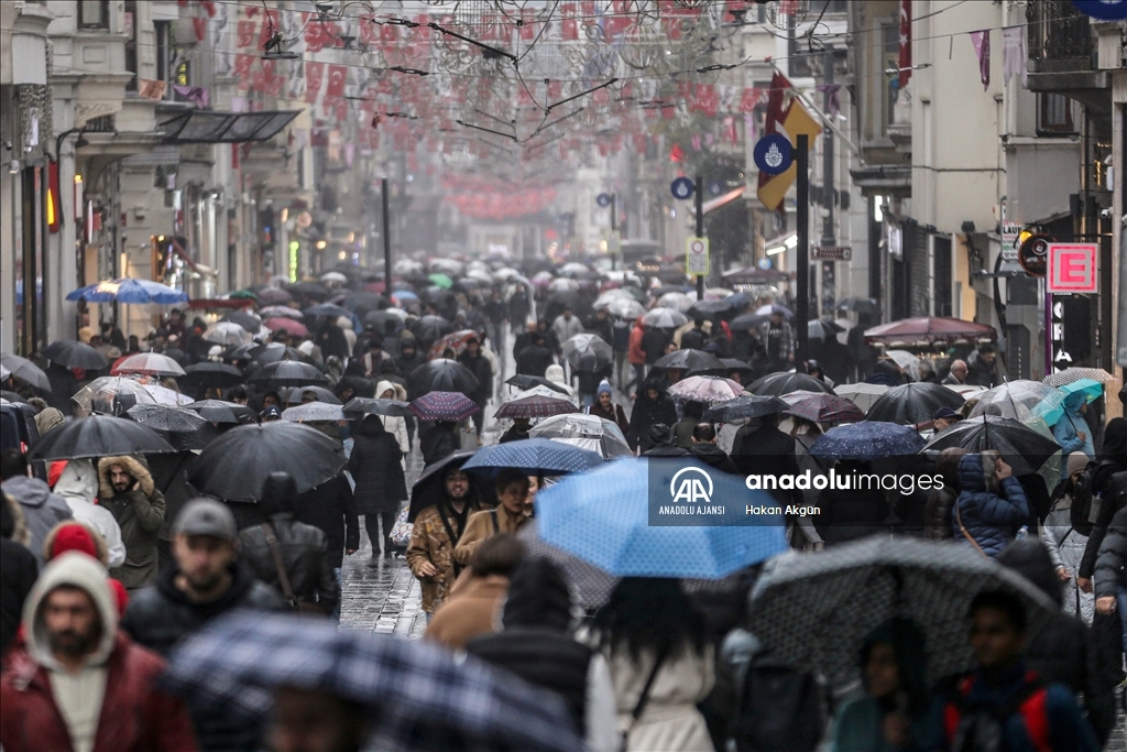 İstanbul'da yağışlı hava