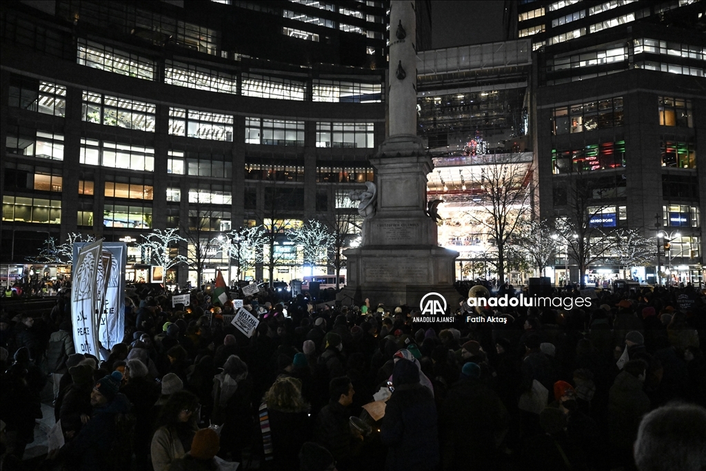 New York'ta toplanan hahamlar Hanuka Bayramı'nda İsrail'e ateşkes çağrısında bulundu