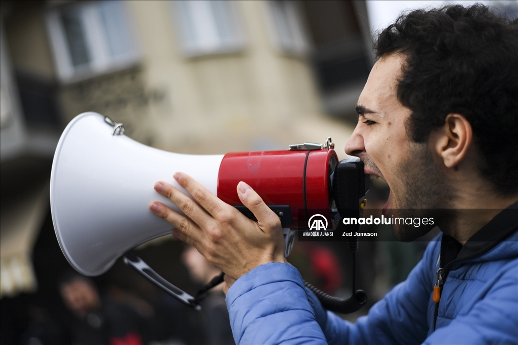Portekiz'de ilkim değişikliği protestosu