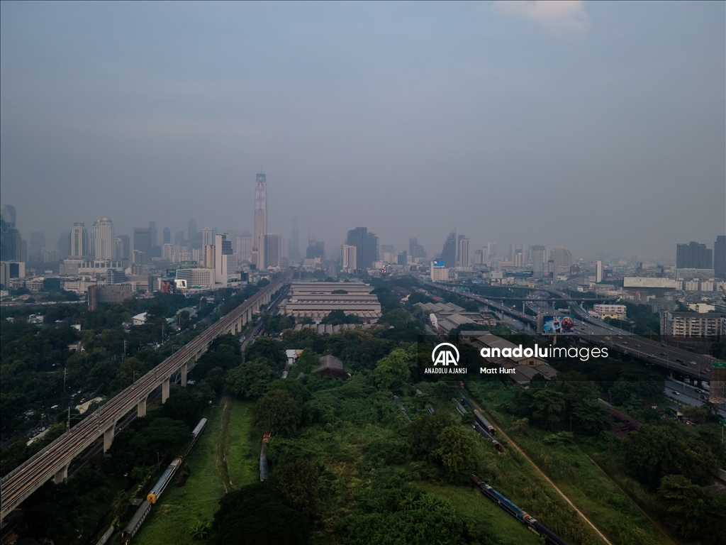Bangkok'ta hava kirliliği krizi