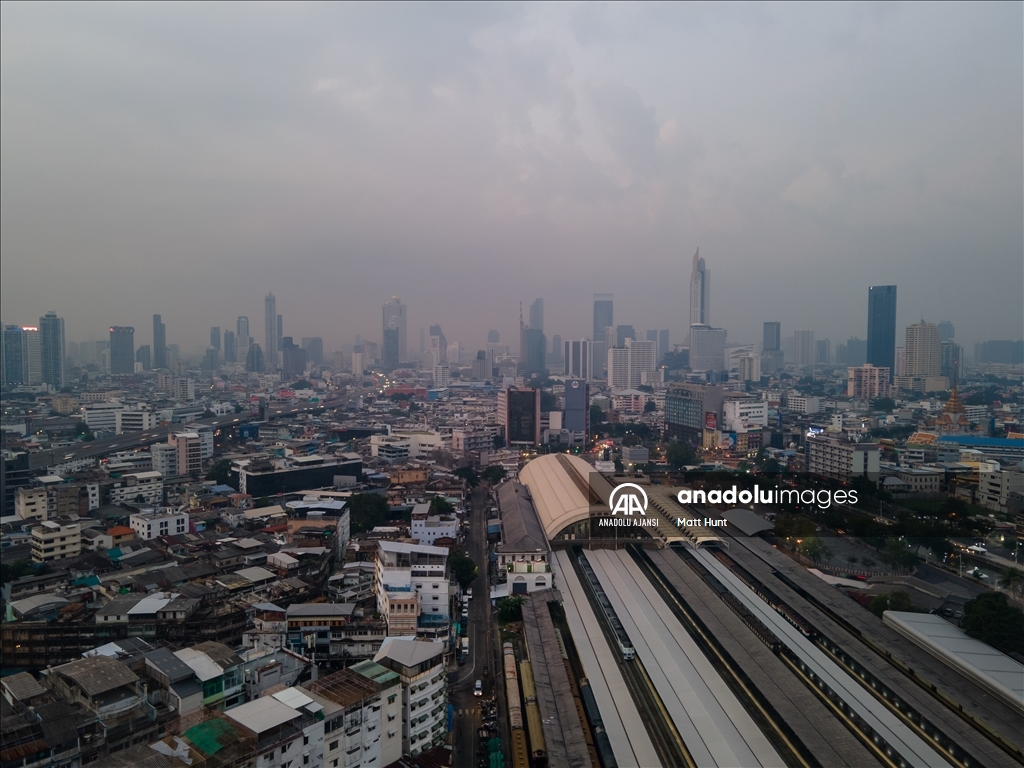 Bangkok'ta hava kirliliği krizi