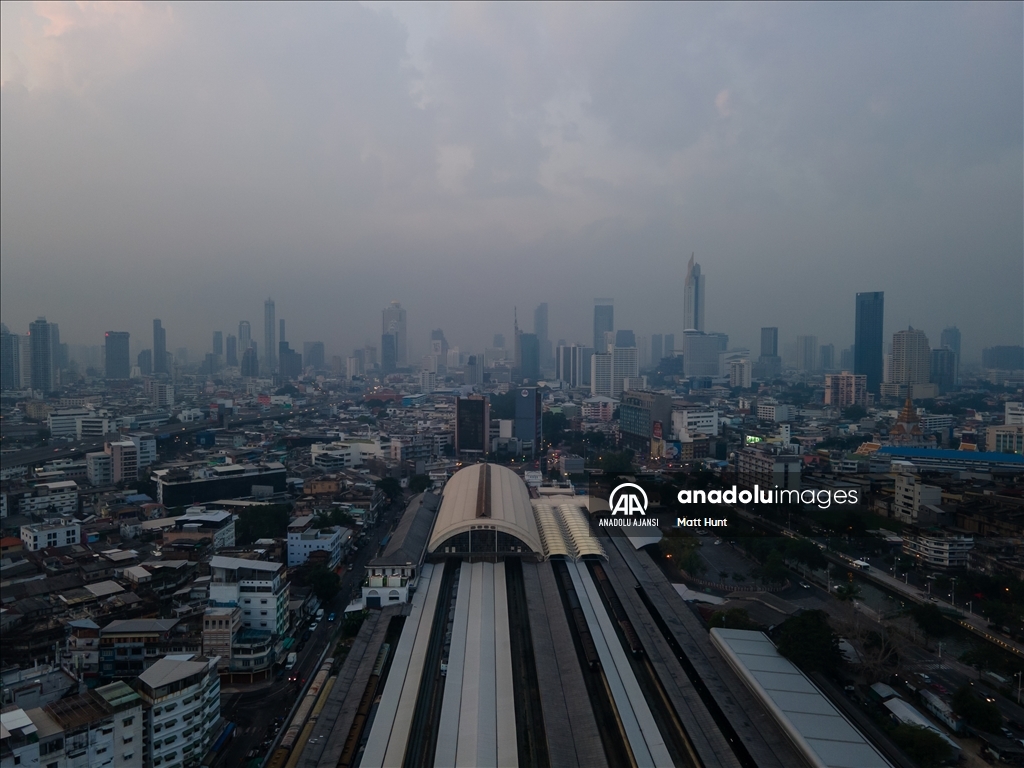 Bangkok'ta hava kirliliği krizi