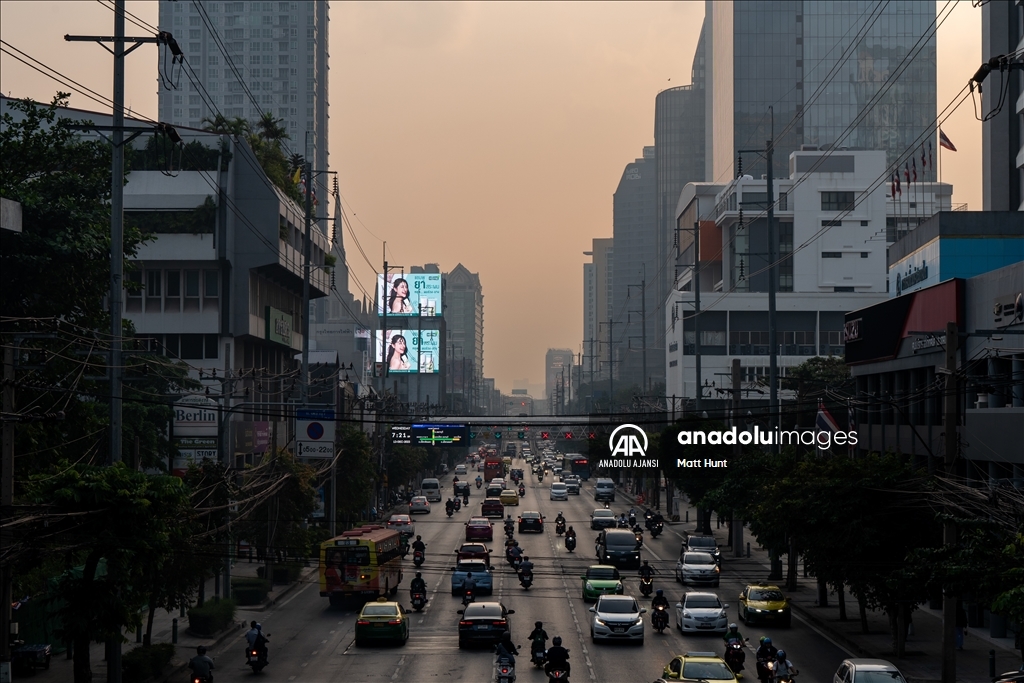 Bangkok'ta hava kirliliği krizi