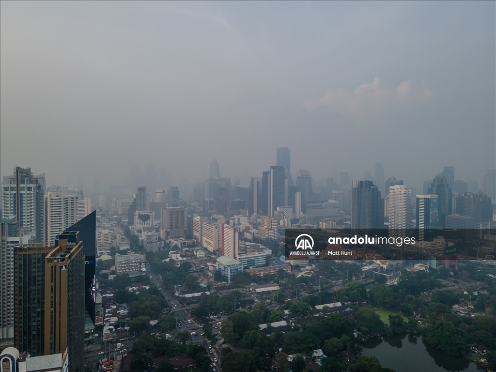 Bangkok'ta hava kirliliği krizi