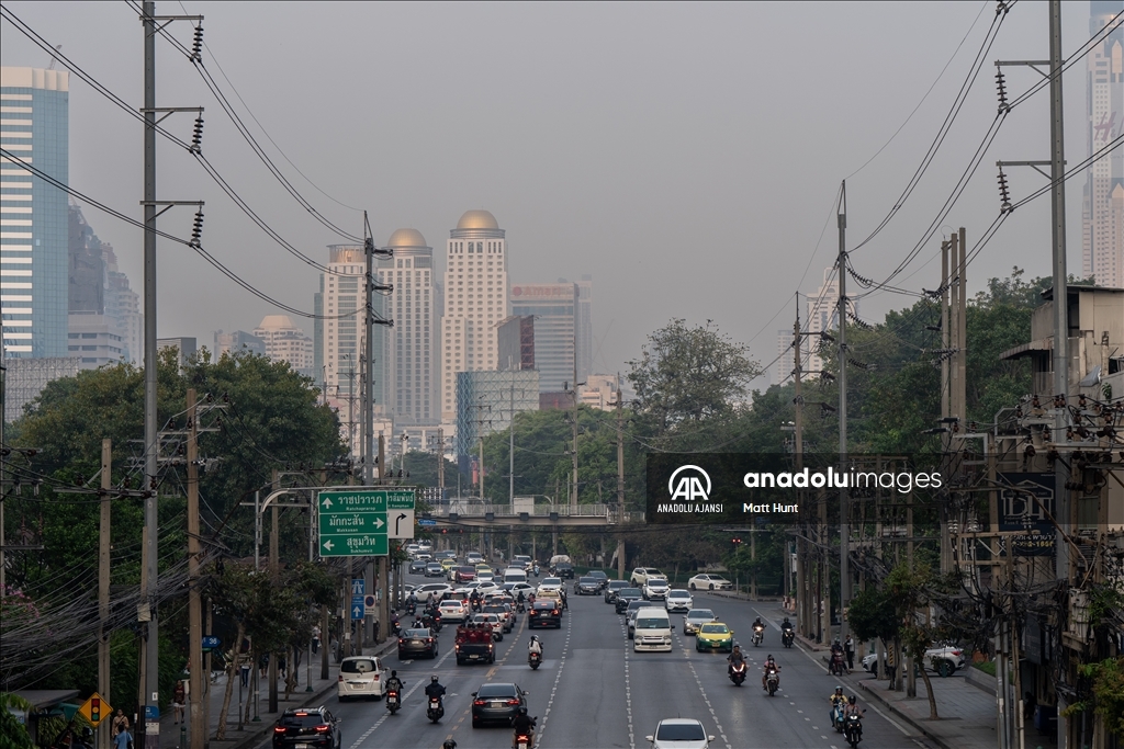 Bangkok'ta hava kirliliği krizi
