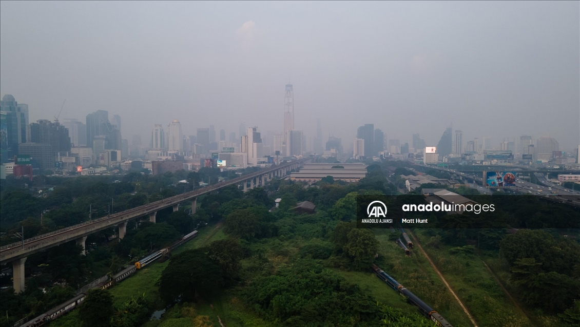 Bangkok'ta hava kirliliği krizi