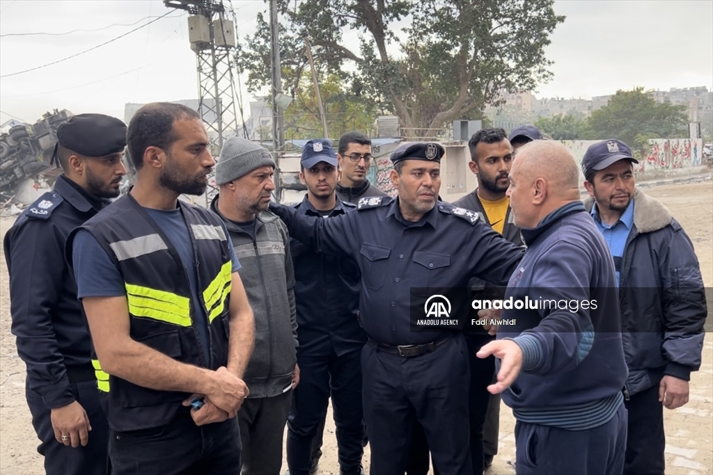 ظهور لافت للشرطة الفلسطينية بقطاع غزة رغم ضراوة المعارك