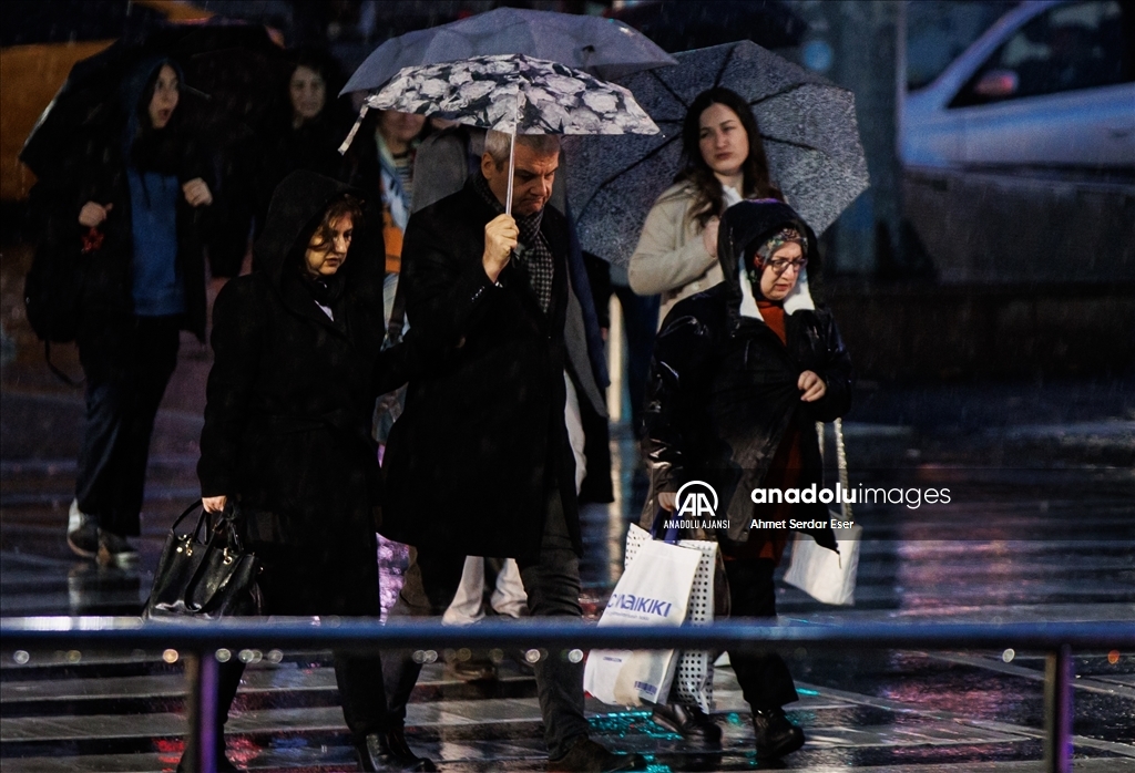 Ankara'da yağmur