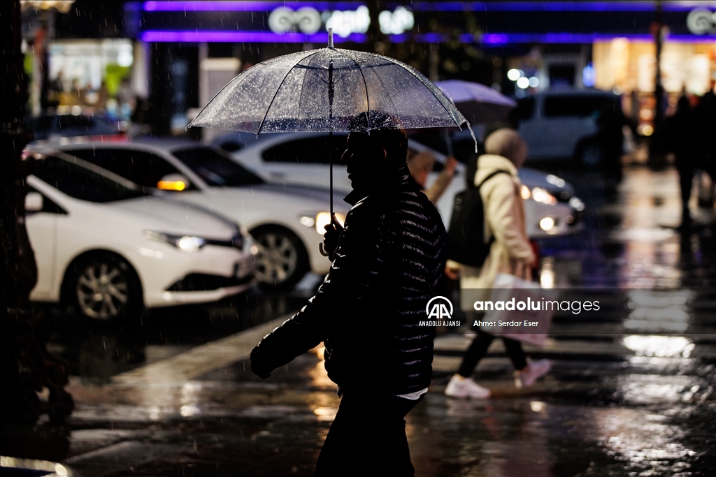 Ankara'da yağmur