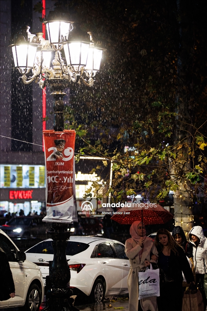 Ankara'da yağmur
