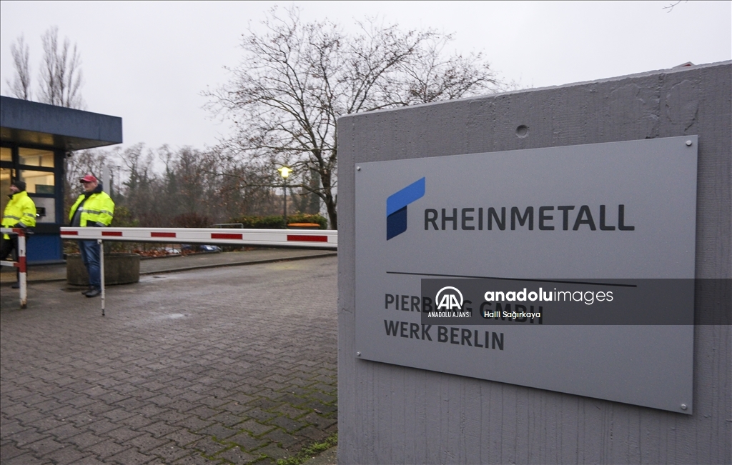 Almanya'da, İsrail'e silah satan Rheinmetall şirketi protesto edildi