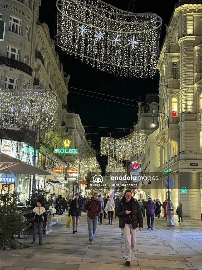 Viyana'da Noel ve yılbaşı hazırlıkları