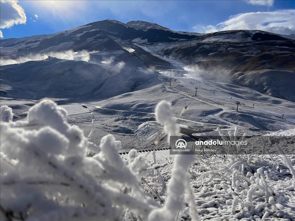 Azerbaycan'da kış tatili için en iyi rota: Şahdağ tatil merkezi 