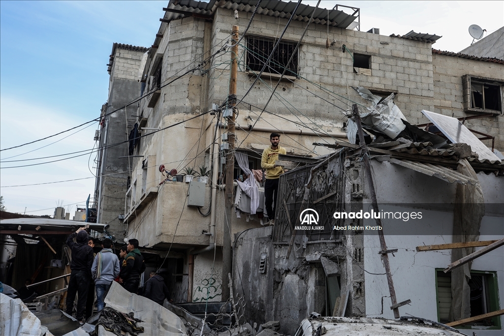 İsrail ordusunun Gazze Şeridi’ne yönelik saldırıları devam ediyor