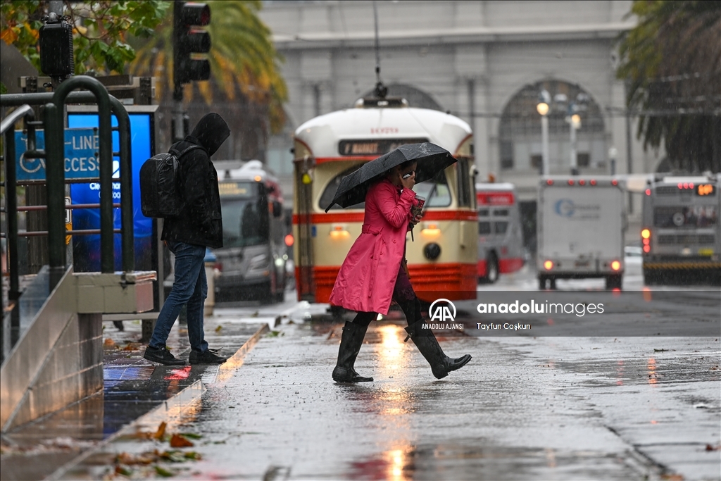 San Francisco'da yağmurlu hava
