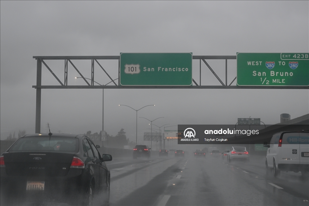 San Francisco'da yağmurlu hava