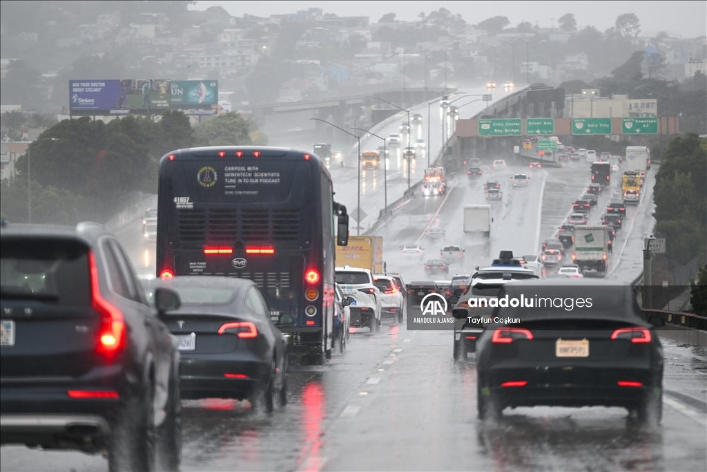 San Francisco'da yağmurlu hava