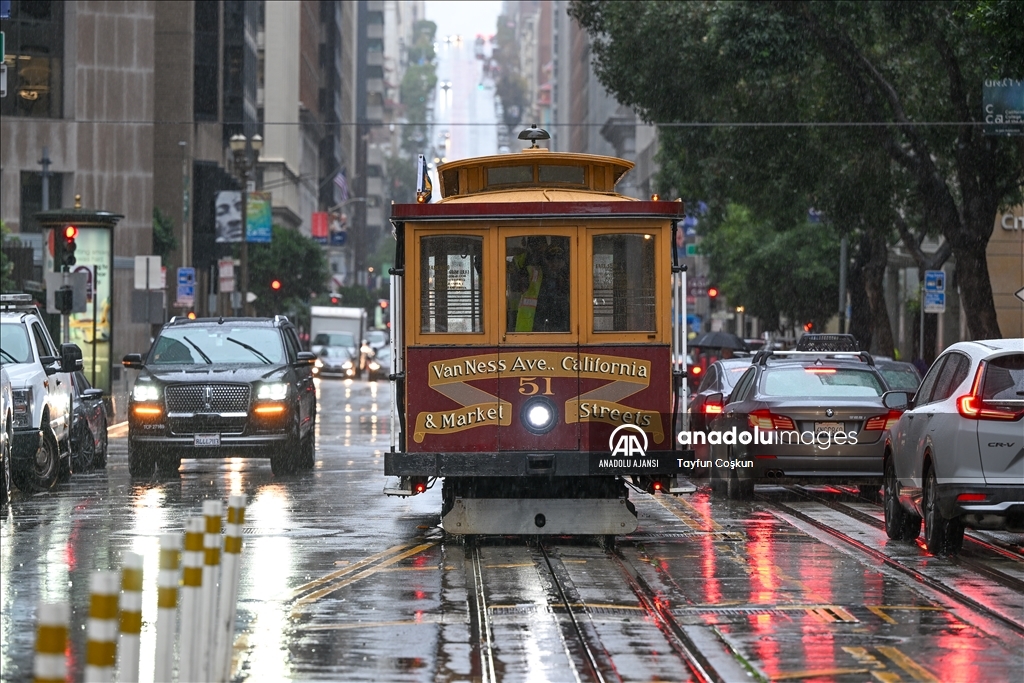 San Francisco'da yağmurlu hava