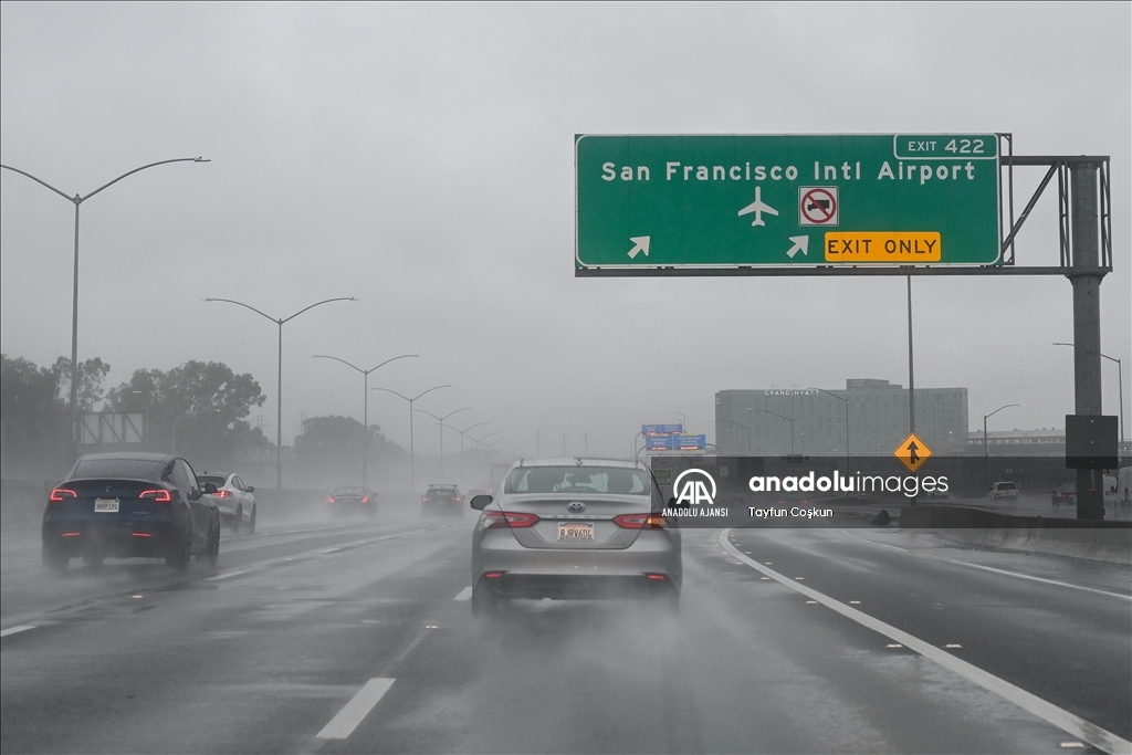 San Francisco'da yağmurlu hava