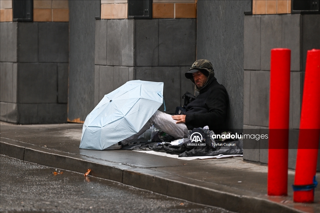 San Francisco'da yağmurlu hava