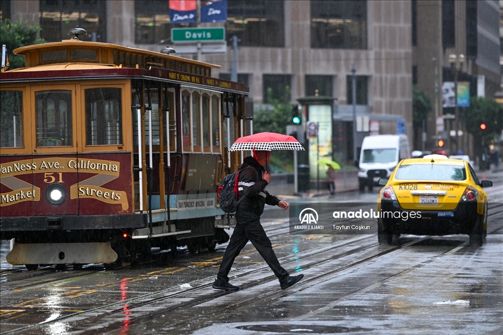 San Francisco'da yağmurlu hava