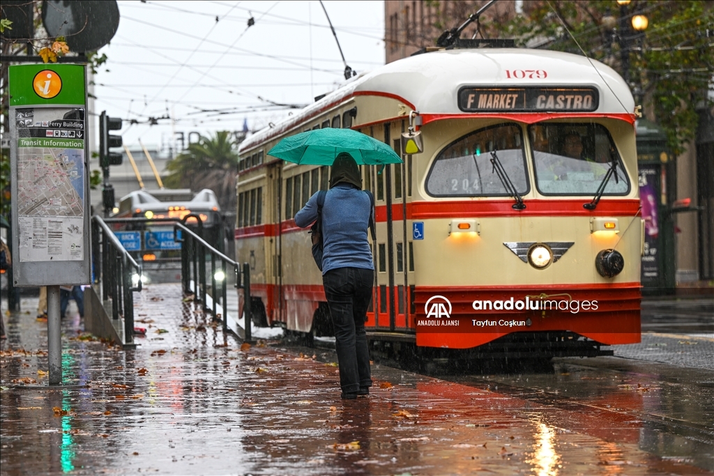 San Francisco'da yağmurlu hava