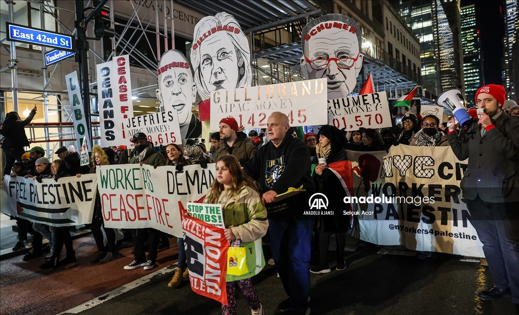 Filistin yanlısı Amerikalılar AIPAC'ı protesto etti