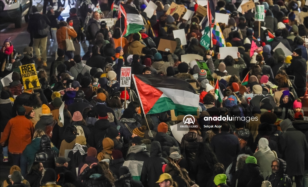 Filistin yanlısı Amerikalılar AIPAC'ı protesto etti