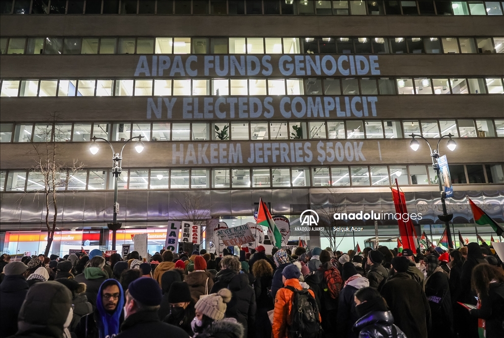 Filistin yanlısı Amerikalılar AIPAC'ı protesto etti