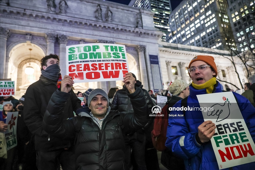 Filistin yanlısı Amerikalılar AIPAC'ı protesto etti