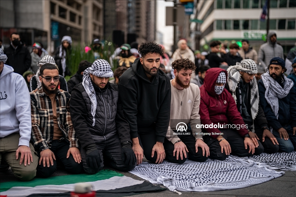 Philadelphia'da Filistin'e destek gösterisi düzenlendi