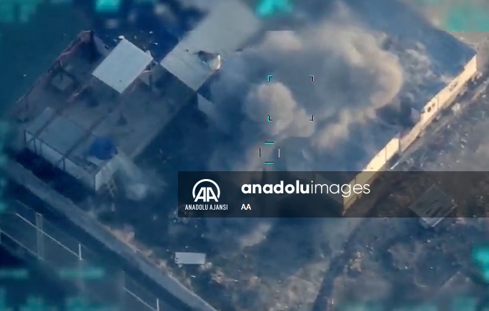 PKK'ya ait Suriye Aynularab, Kamışlı ve Amude'deki tesisler imha edildi