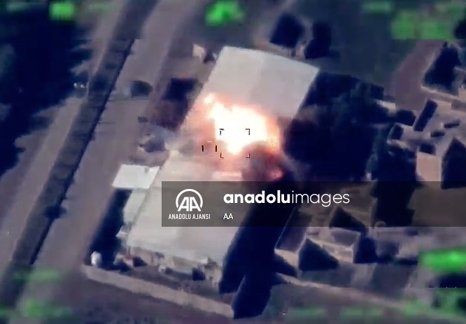 PKK'ya ait Suriye Aynularab, Kamışlı ve Amude'deki tesisler imha edildi