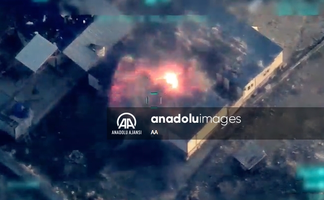 PKK'ya ait Suriye Aynularab, Kamışlı ve Amude'deki tesisler imha edildi