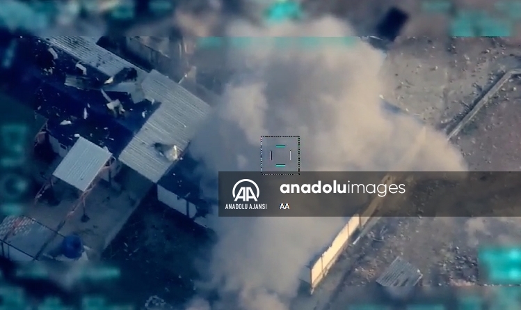 PKK'ya ait Suriye Aynularab, Kamışlı ve Amude'deki tesisler imha edildi