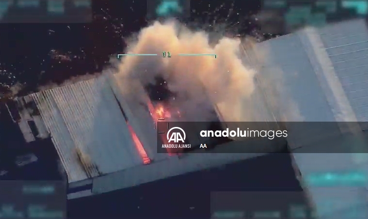 PKK'ya ait Suriye Aynularab, Kamışlı ve Amude'deki tesisler imha edildi