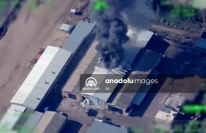 PKK'ya ait Suriye Aynularab, Kamışlı ve Amude'deki tesisler imha edildi