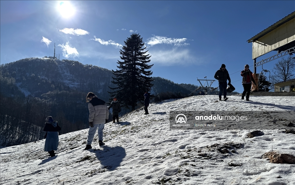 Kartepe kayak merkezi yılbaşına hazır