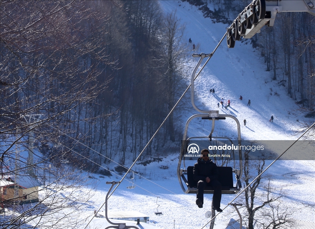 Kartepe kayak merkezi yılbaşına hazır
