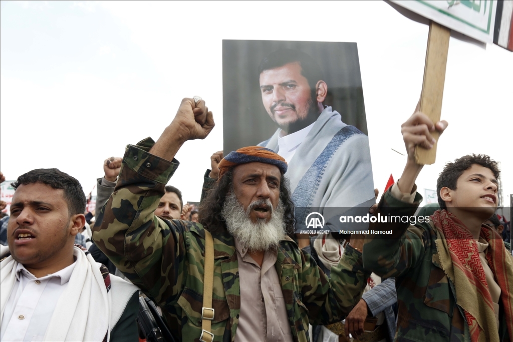 Protest against Israeli attacks on Gaza in Yemen