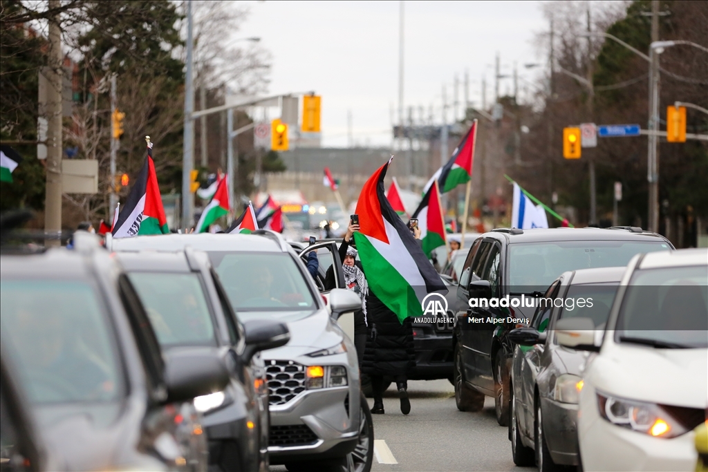 Canada : Manifestation propalestinienne à Toronto