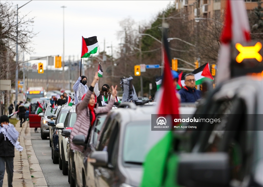 Canada : Manifestation propalestinienne à Toronto