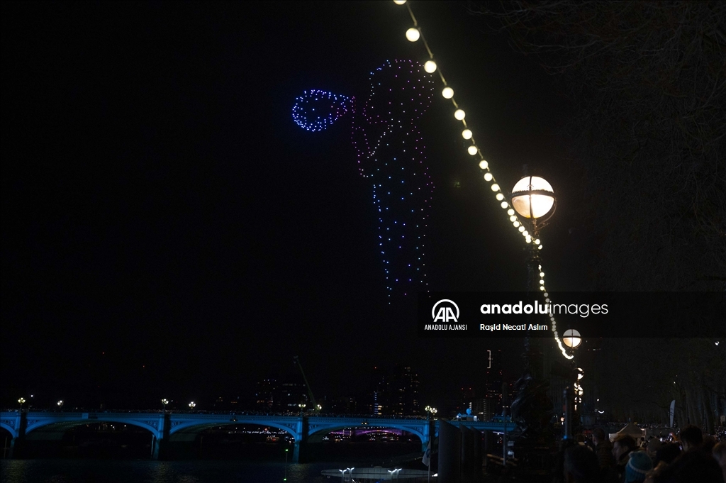 Londra'da yıl başı kutlamaları