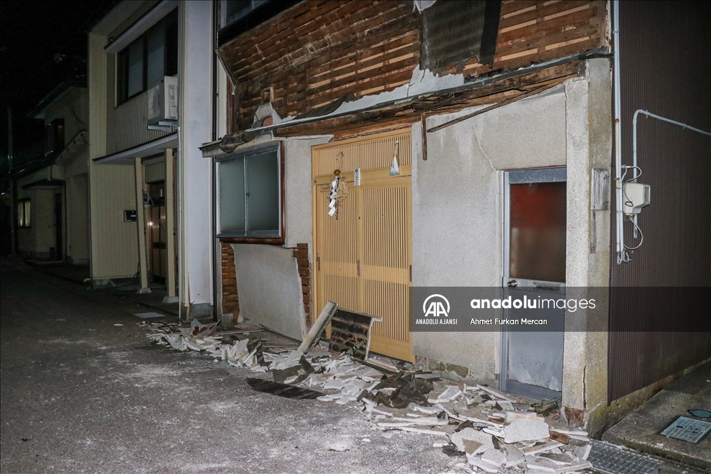 Japonya'nın batısında İşikawa'daki depremlerde 48 kişi öldü