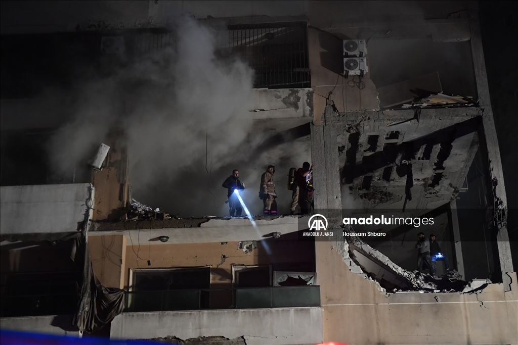 İsrail'in, Hamas'ın Beyrut'taki ofisine düzenlediği saldırıda 6 kişi öldü