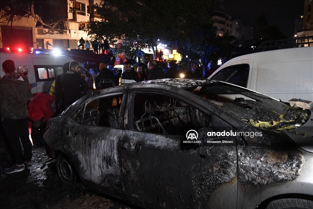İsrail'in, Hamas'ın Beyrut'taki ofisine düzenlediği saldırıda 6 kişi öldü