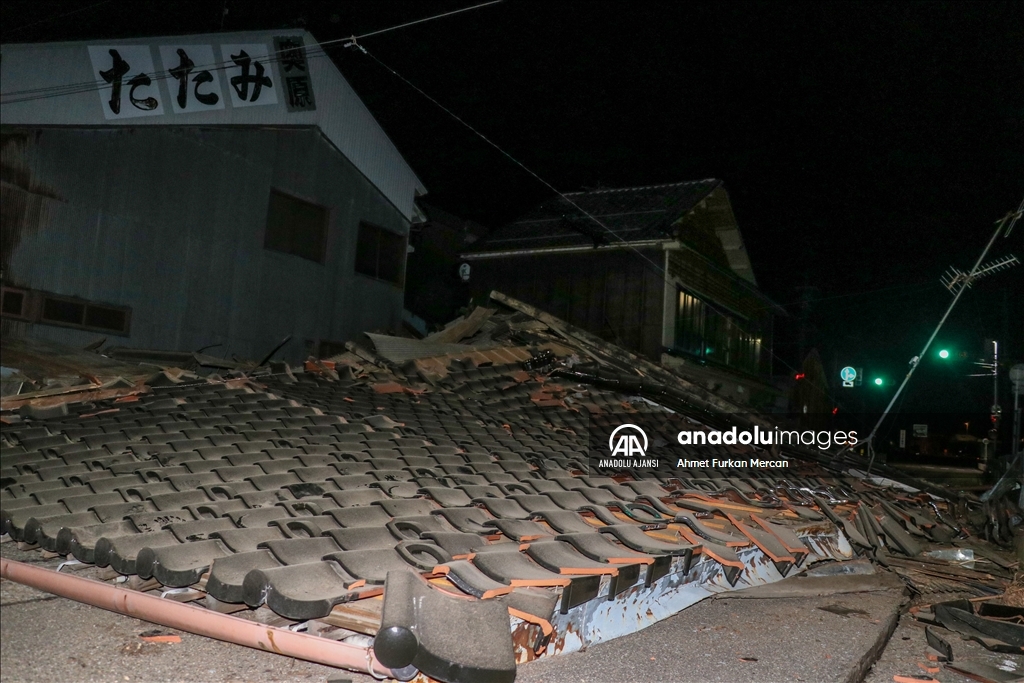 Japonya'nın batısında İşikawa'daki depremlerde 48 kişi öldü