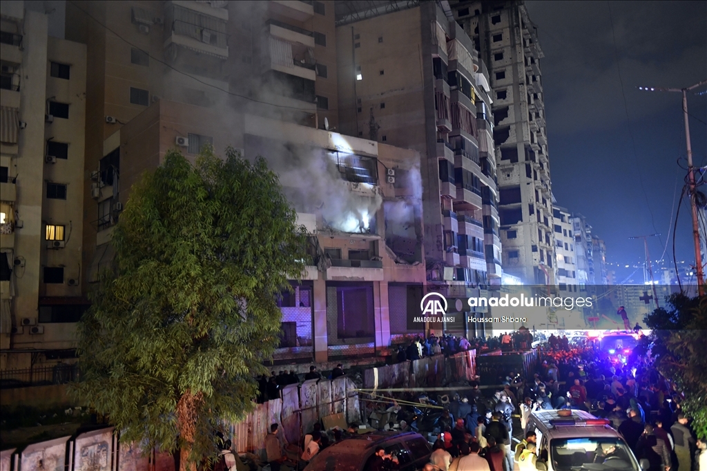 İsrail'in, Hamas'ın Beyrut'taki ofisine düzenlediği saldırıda 6 kişi öldü