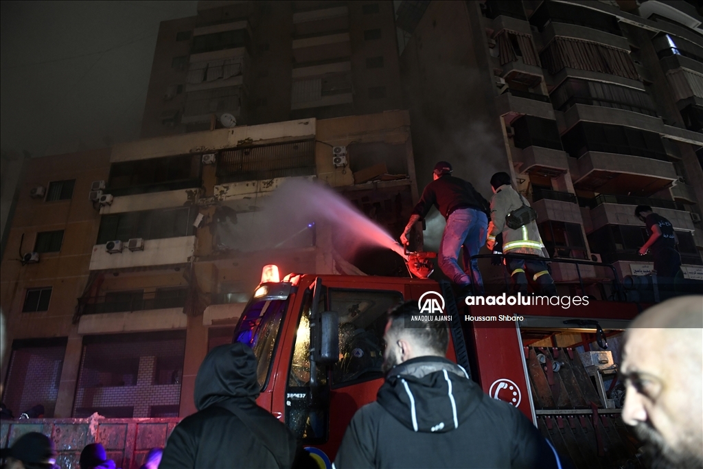 İsrail'in, Hamas'ın Beyrut'taki ofisine düzenlediği saldırıda 6 kişi öldü