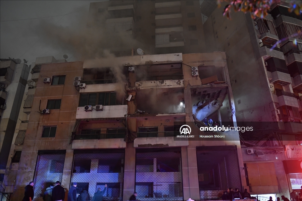 İsrail'in, Hamas'ın Beyrut'taki ofisine düzenlediği saldırıda 6 kişi öldü